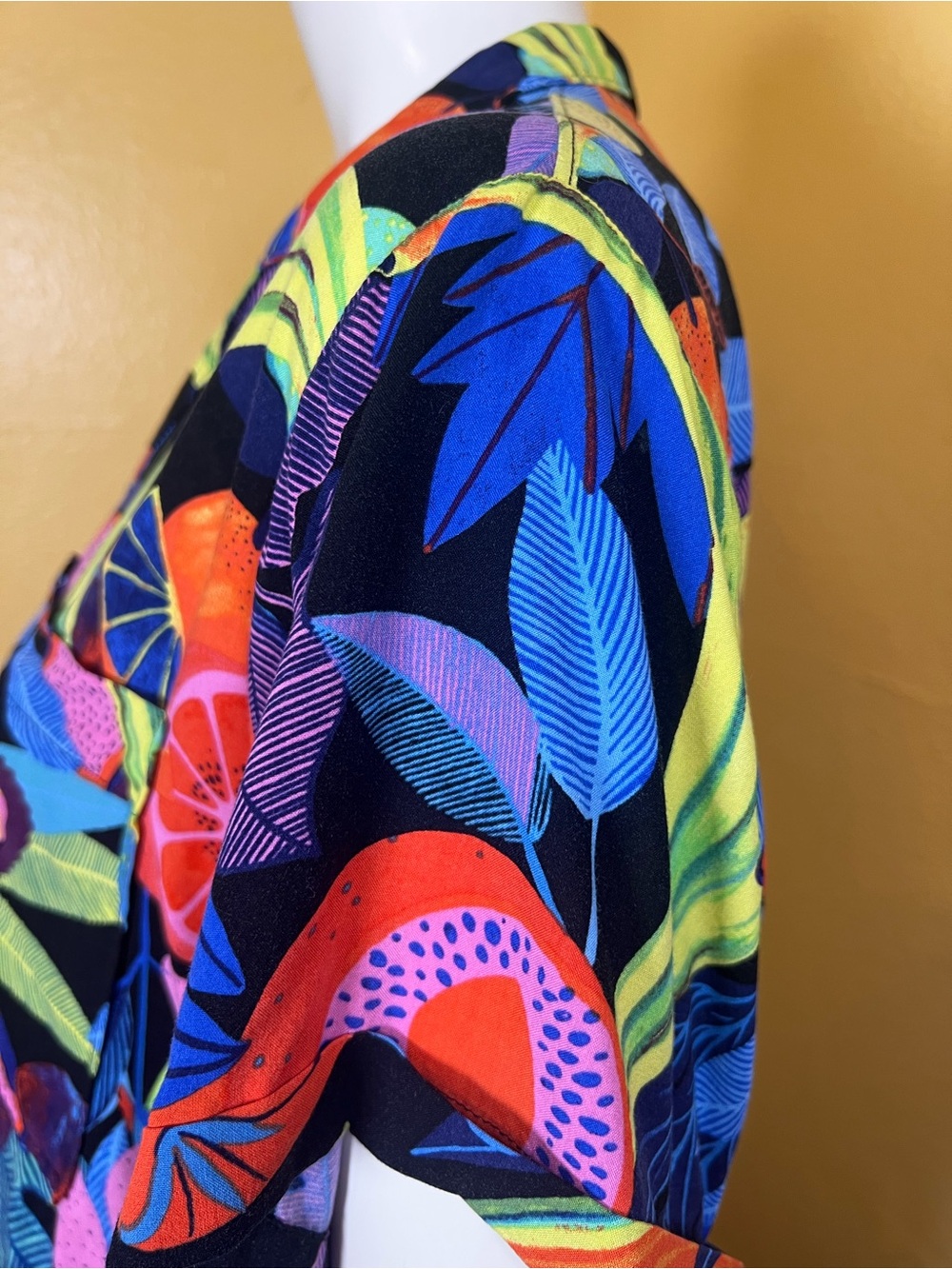 Anthropologie x Orane Sigal Bonanza Surf Tropical Fruit Shirt M - Picture 4 of 10